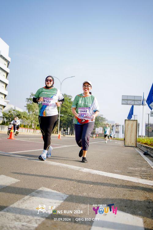 Race photo from BAF LIONS RUN 2024