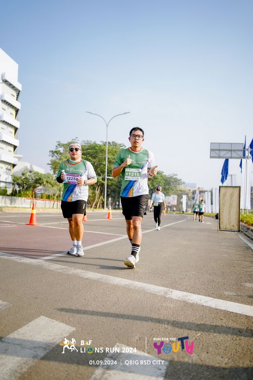 Race photo from BAF LIONS RUN 2024