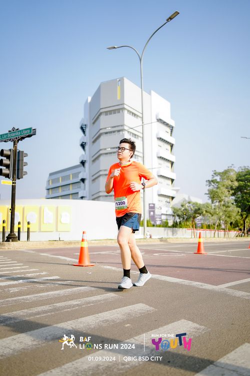Race photo from BAF LIONS RUN 2024
