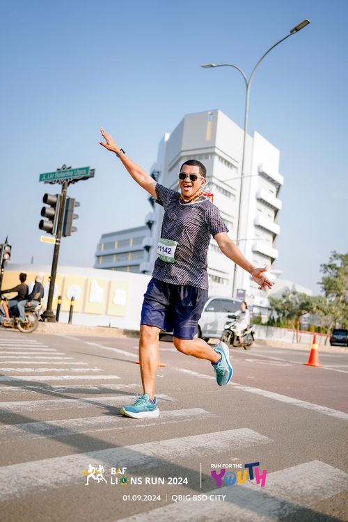 Race photo from BAF LIONS RUN 2024