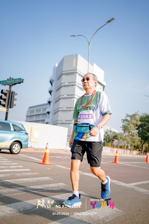 Race photo from BAF LIONS RUN 2024