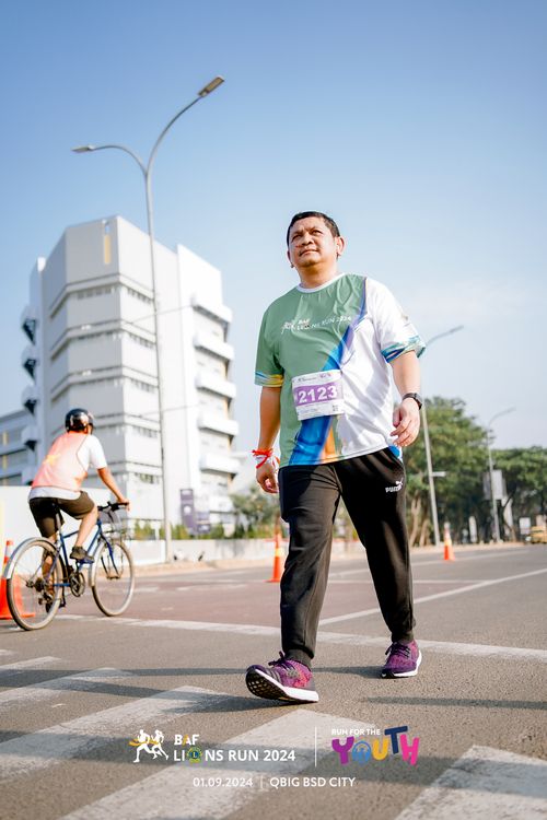 Race photo from BAF LIONS RUN 2024