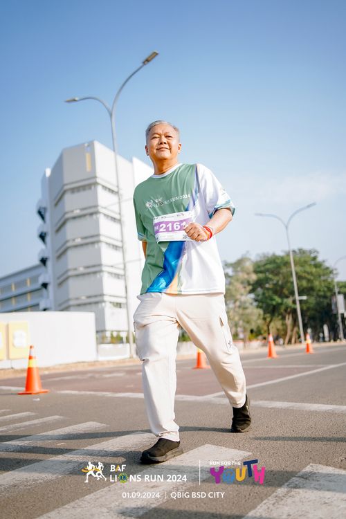 Race photo from BAF LIONS RUN 2024