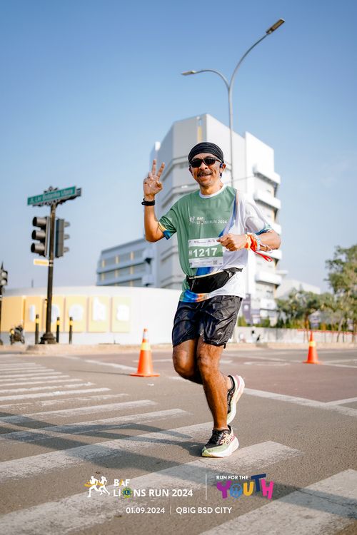 Race photo from BAF LIONS RUN 2024