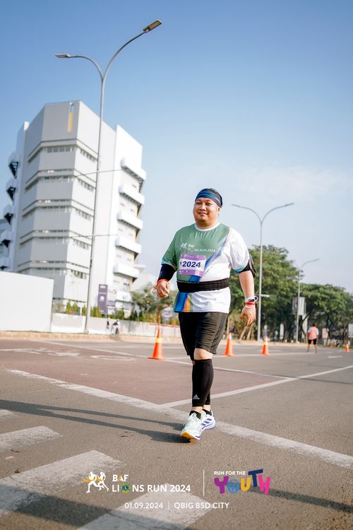 Race photo from BAF LIONS RUN 2024