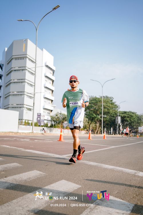 Race photo from BAF LIONS RUN 2024