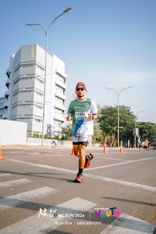Race photo from BAF LIONS RUN 2024
