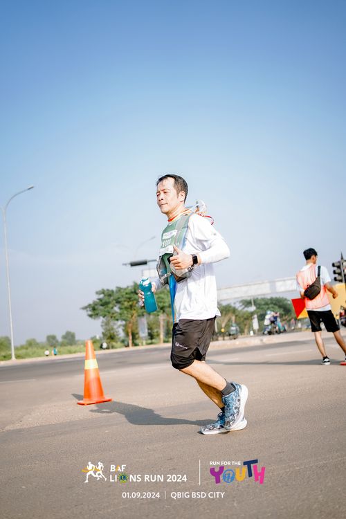 Race photo from BAF LIONS RUN 2024