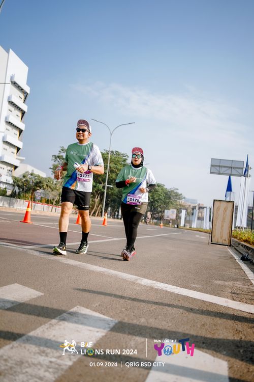 Race photo from BAF LIONS RUN 2024