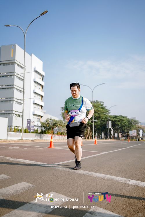 Race photo from BAF LIONS RUN 2024
