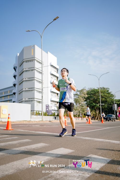 Race photo from BAF LIONS RUN 2024