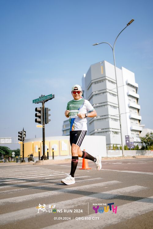 Race photo from BAF LIONS RUN 2024