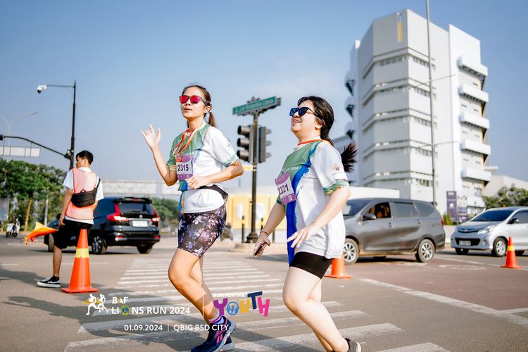 Race photo from BAF LIONS RUN 2024