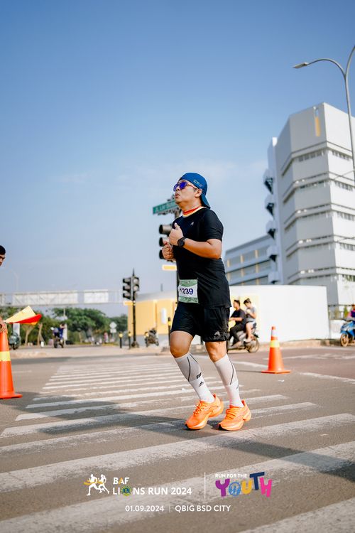 Race photo from BAF LIONS RUN 2024