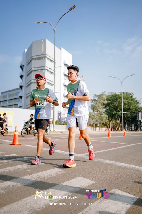 Race photo from BAF LIONS RUN 2024