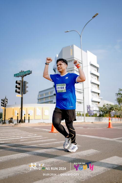 Race photo from BAF LIONS RUN 2024