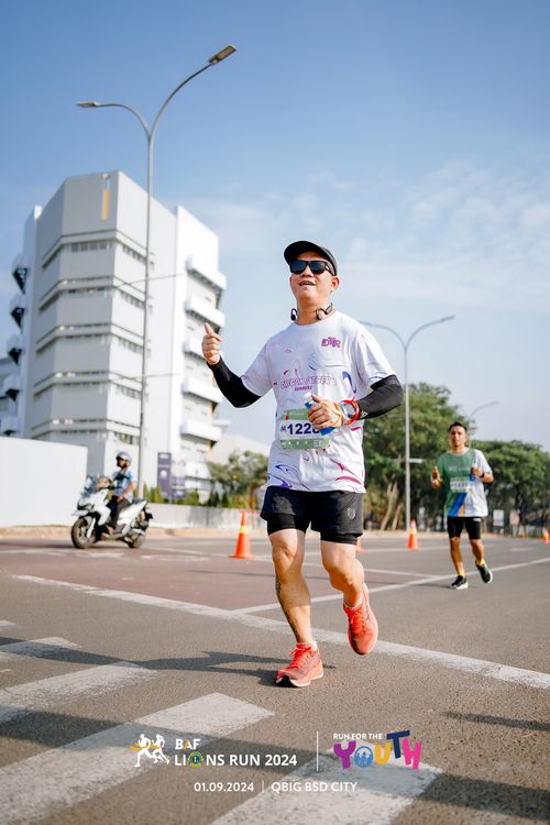 Race photo from BAF LIONS RUN 2024