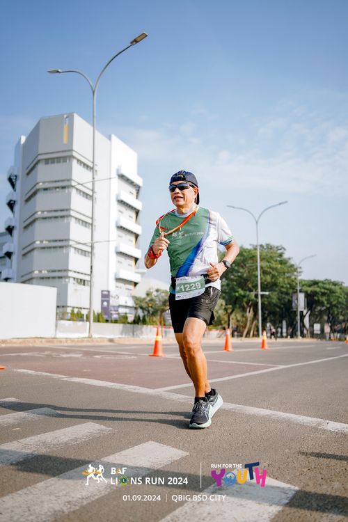 Race photo from BAF LIONS RUN 2024