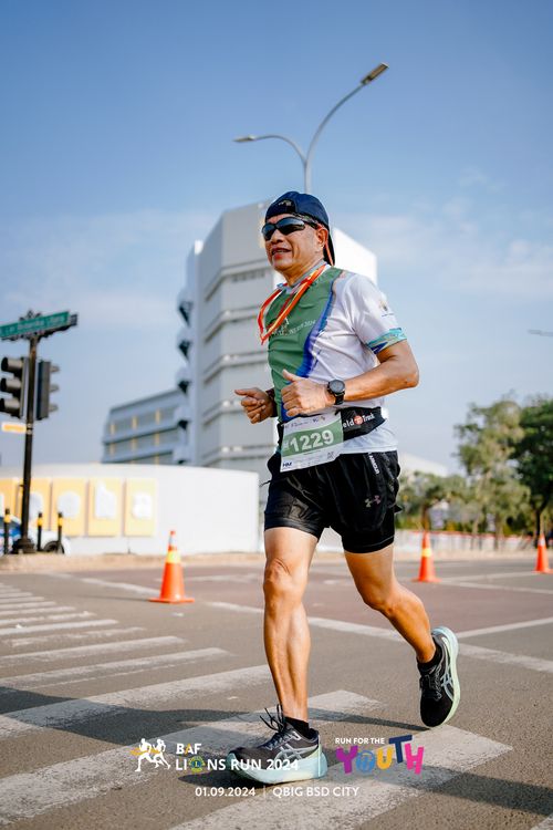 Race photo from BAF LIONS RUN 2024