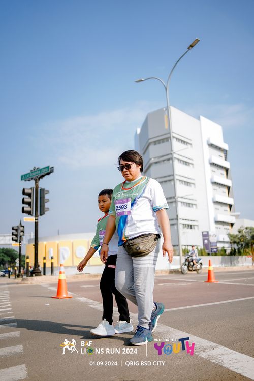 Race photo from BAF LIONS RUN 2024