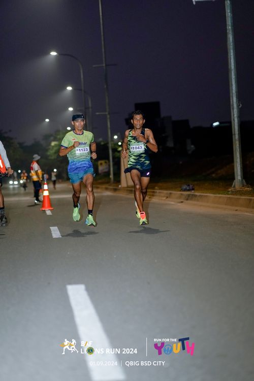 Race photo from BAF LIONS RUN 2024