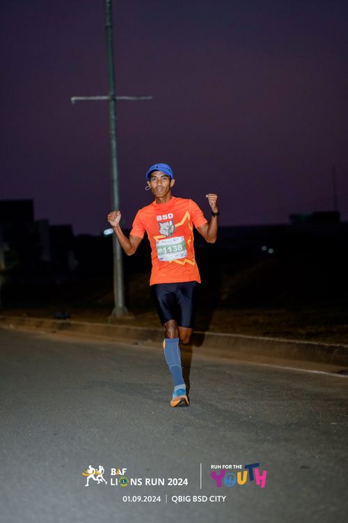 Race photo from BAF LIONS RUN 2024