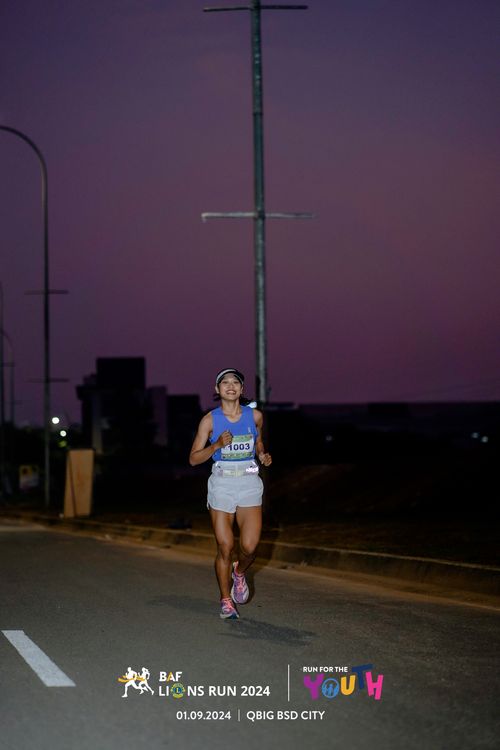 Race photo from BAF LIONS RUN 2024