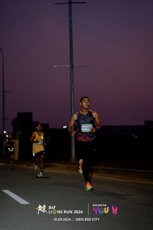 Race photo from BAF LIONS RUN 2024