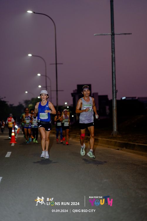 Race photo from BAF LIONS RUN 2024