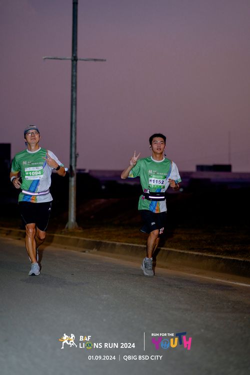 Race photo from BAF LIONS RUN 2024