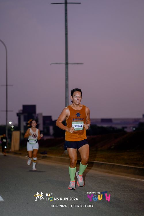 Race photo from BAF LIONS RUN 2024