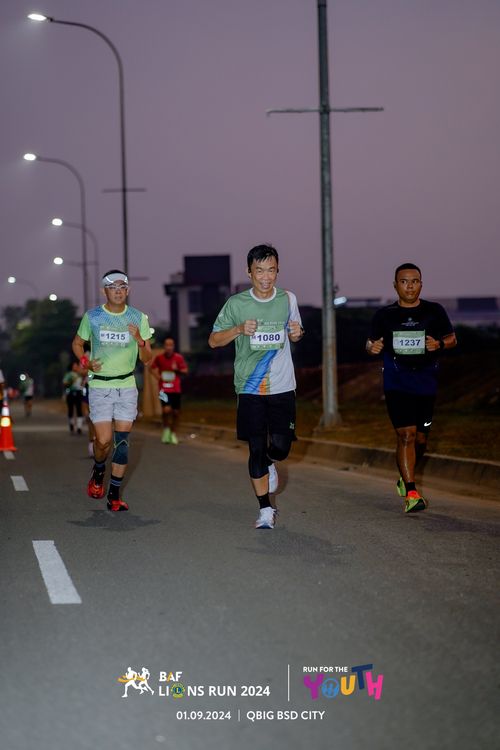 Race photo from BAF LIONS RUN 2024