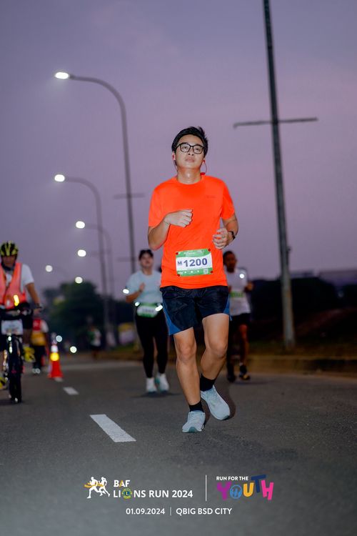 Race photo from BAF LIONS RUN 2024