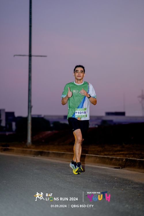 Race photo from BAF LIONS RUN 2024