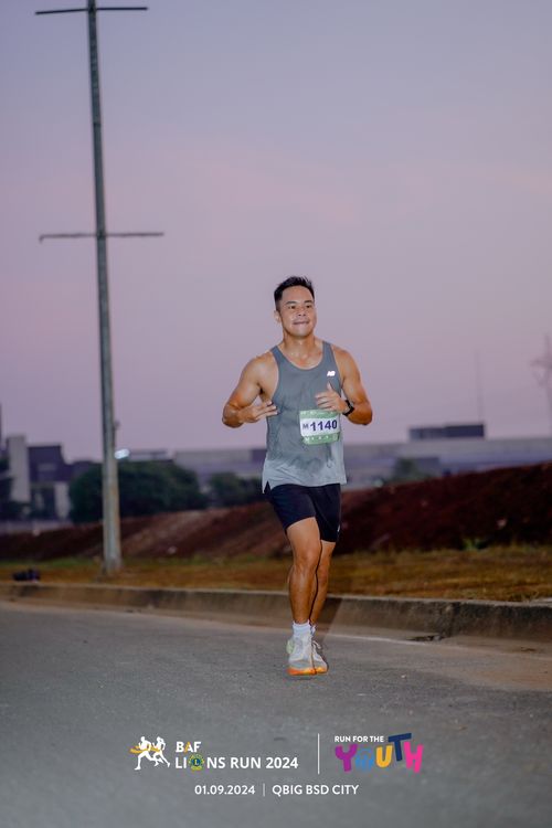Race photo from BAF LIONS RUN 2024