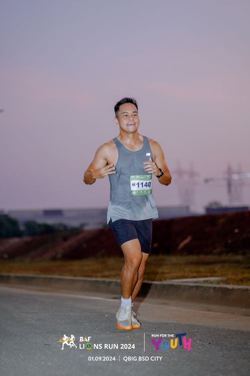 Race photo from BAF LIONS RUN 2024