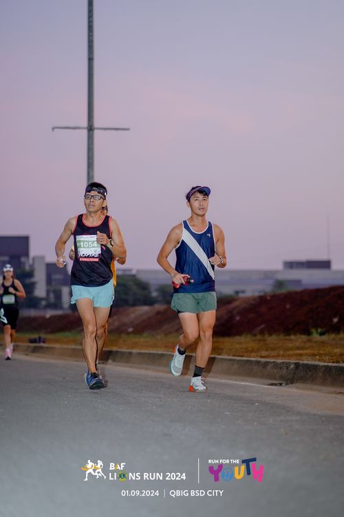 Race photo from BAF LIONS RUN 2024