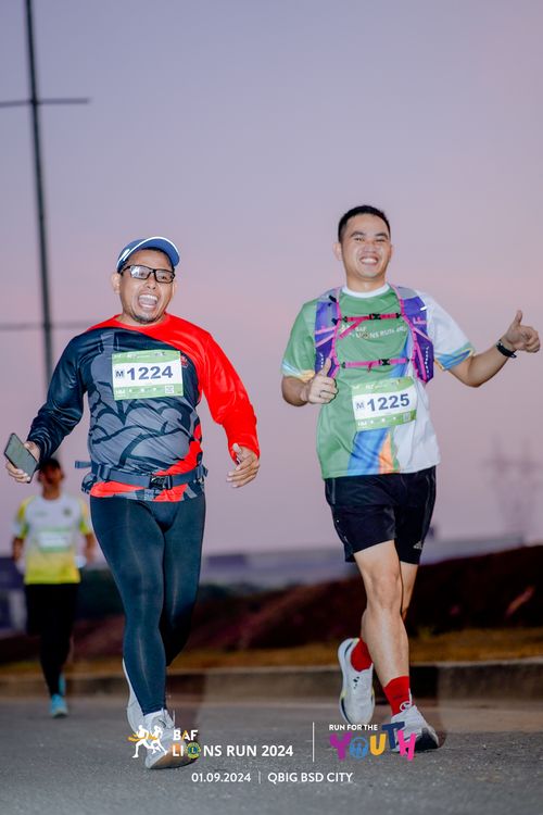 Race photo from BAF LIONS RUN 2024