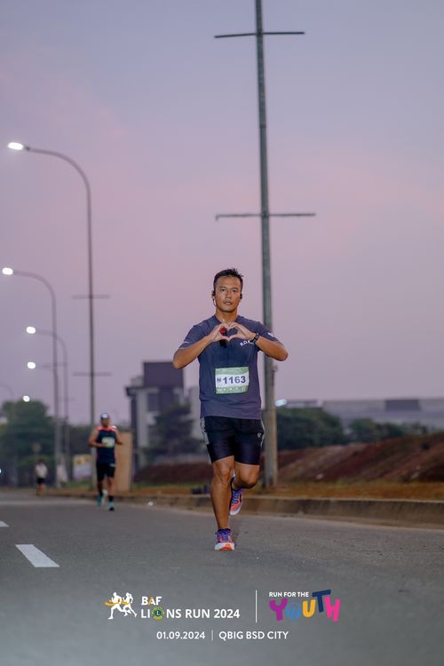 Race photo from BAF LIONS RUN 2024