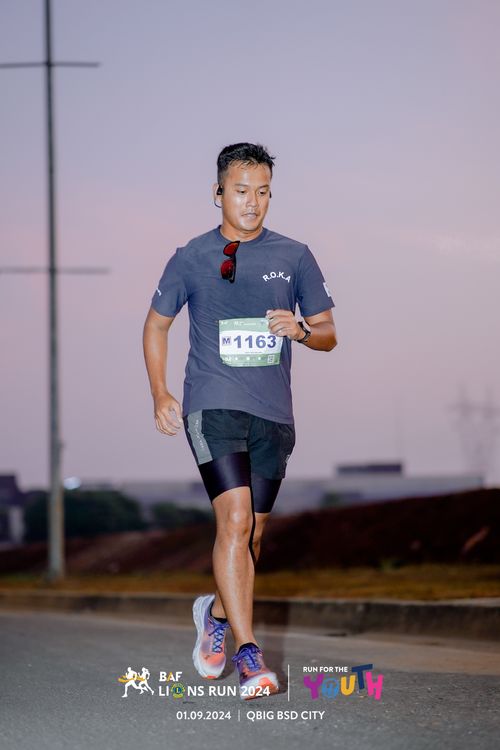 Race photo from BAF LIONS RUN 2024