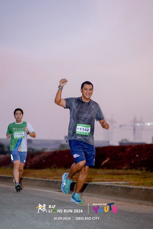 Race photo from BAF LIONS RUN 2024