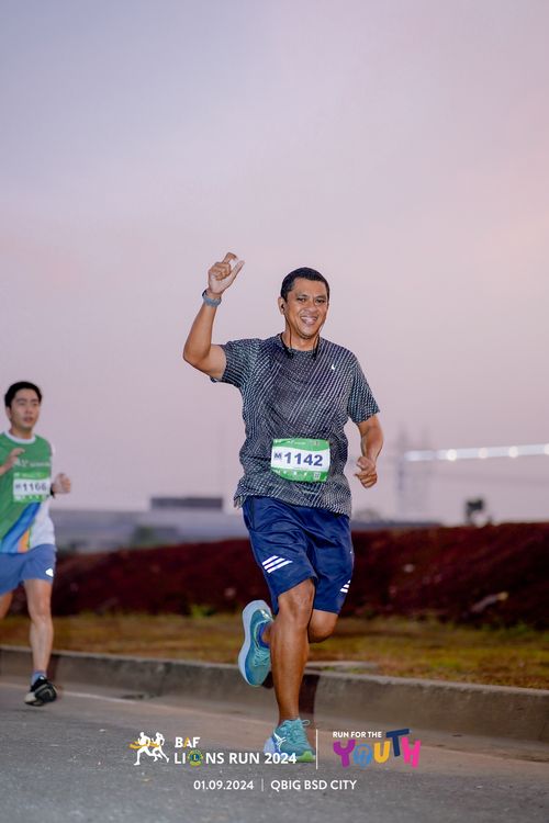 Race photo from BAF LIONS RUN 2024