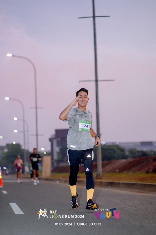 Race photo from BAF LIONS RUN 2024