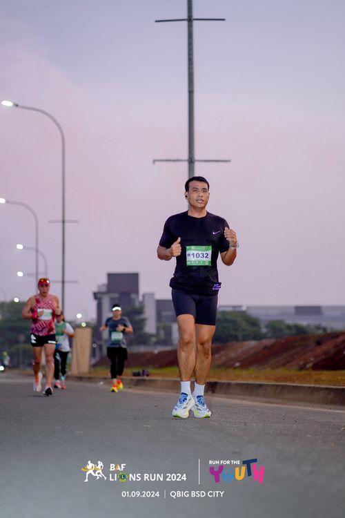Race photo from BAF LIONS RUN 2024