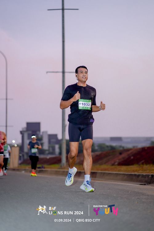 Race photo from BAF LIONS RUN 2024