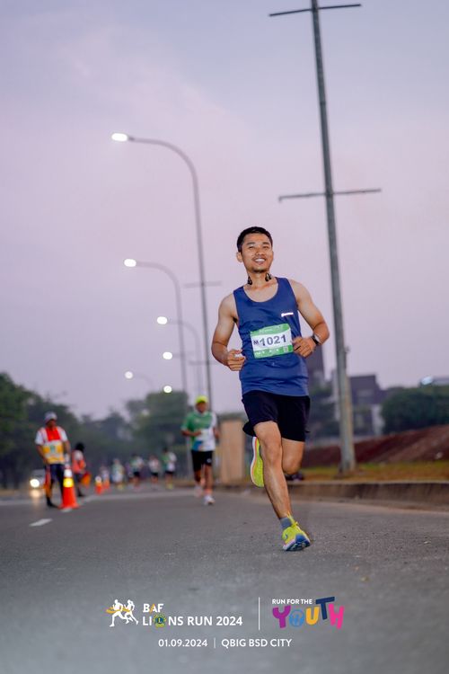 Race photo from BAF LIONS RUN 2024