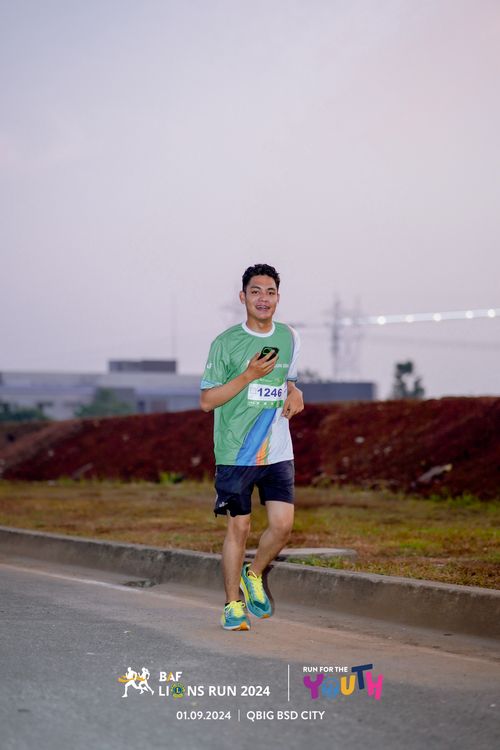Race photo from BAF LIONS RUN 2024