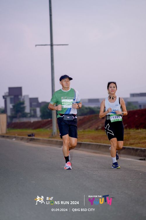 Race photo from BAF LIONS RUN 2024