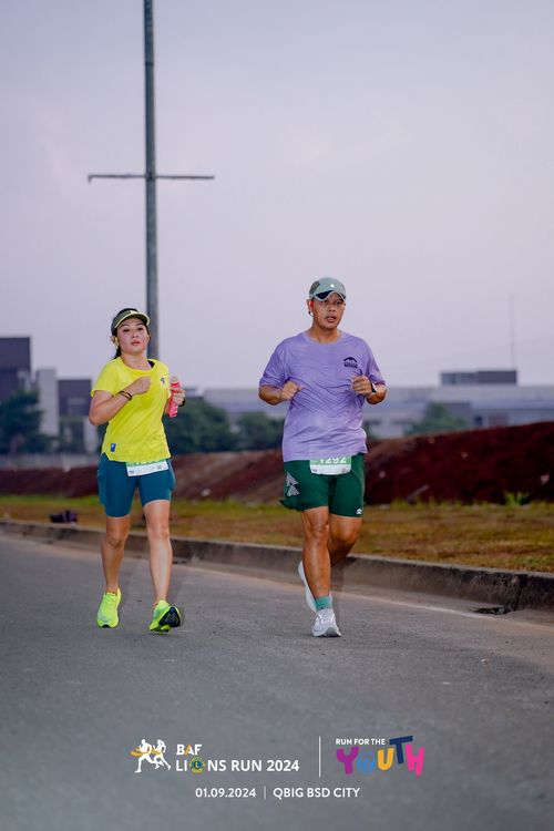 Race photo from BAF LIONS RUN 2024