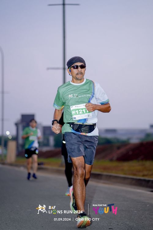 Race photo from BAF LIONS RUN 2024